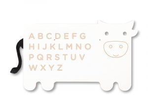 Tableau de l'alphabet vache