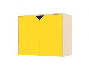 Portes d'extension jaunes