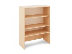 Armoire avec étagères et coffres