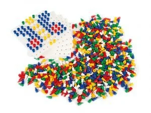 Planches avec des clous. Mosaïque