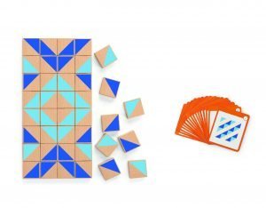 Jeu de 40 blocs visuels magnétiques