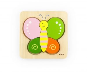 Puzzles de blocs pratiques - papillon