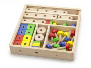 jeu de construction en bois