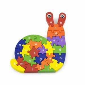 Puzzle 3D en bois - Escargot