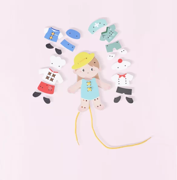 Mon travail jouet de laçage pour fille