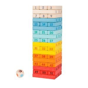 Jeu de tour colorée de luxe