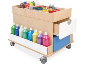 Meuble des fournitures d'art