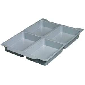 Insert peu profond - 4 Sections