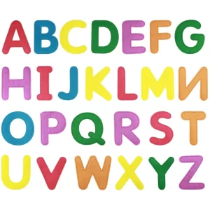 Alphabets majuscules en velcro