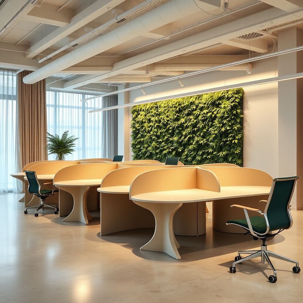 Ultimate Guide To Mobilier Bureau Design 2026 Trends Sustainable modular office workstations with seamless technology integration and biophilic elements
