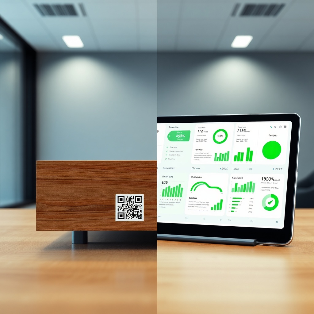 Digital tracking of office furniture lifecycle using QR codes for professional furniture maintenance management