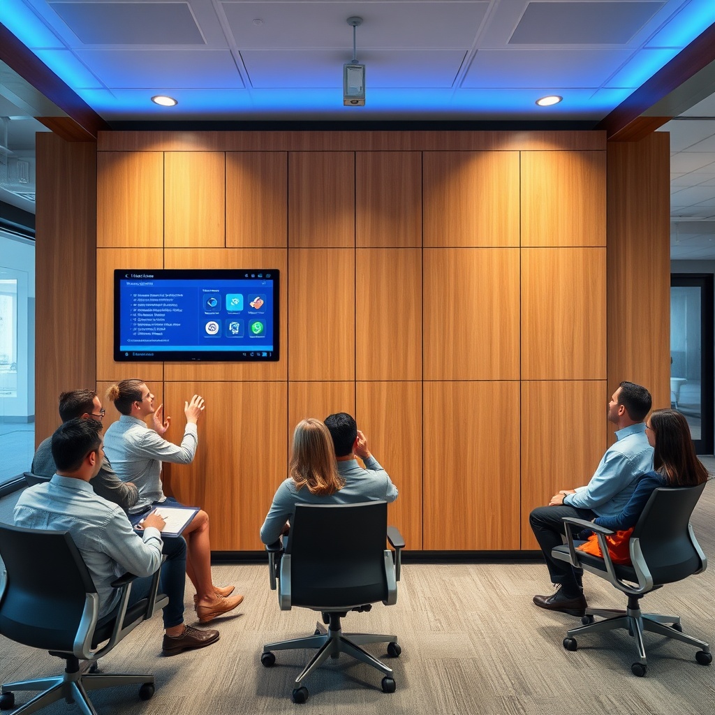 Collaborative workspace with integrated digital storage for efficient team collaboration