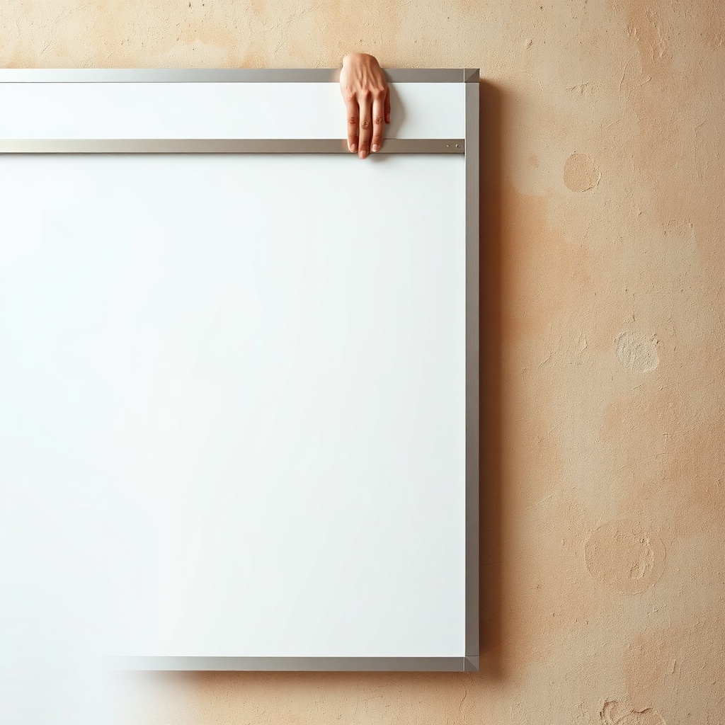 Tableau Blanc Coulissant Maroc : Quel Modèle Choisir ? Gros plan sur le système de tableau blanc coulissant maroc avec rails discrets et surface résistante à l'humidité et à la poussière, conçu pour les salles de formation et bureaux au Maroc.